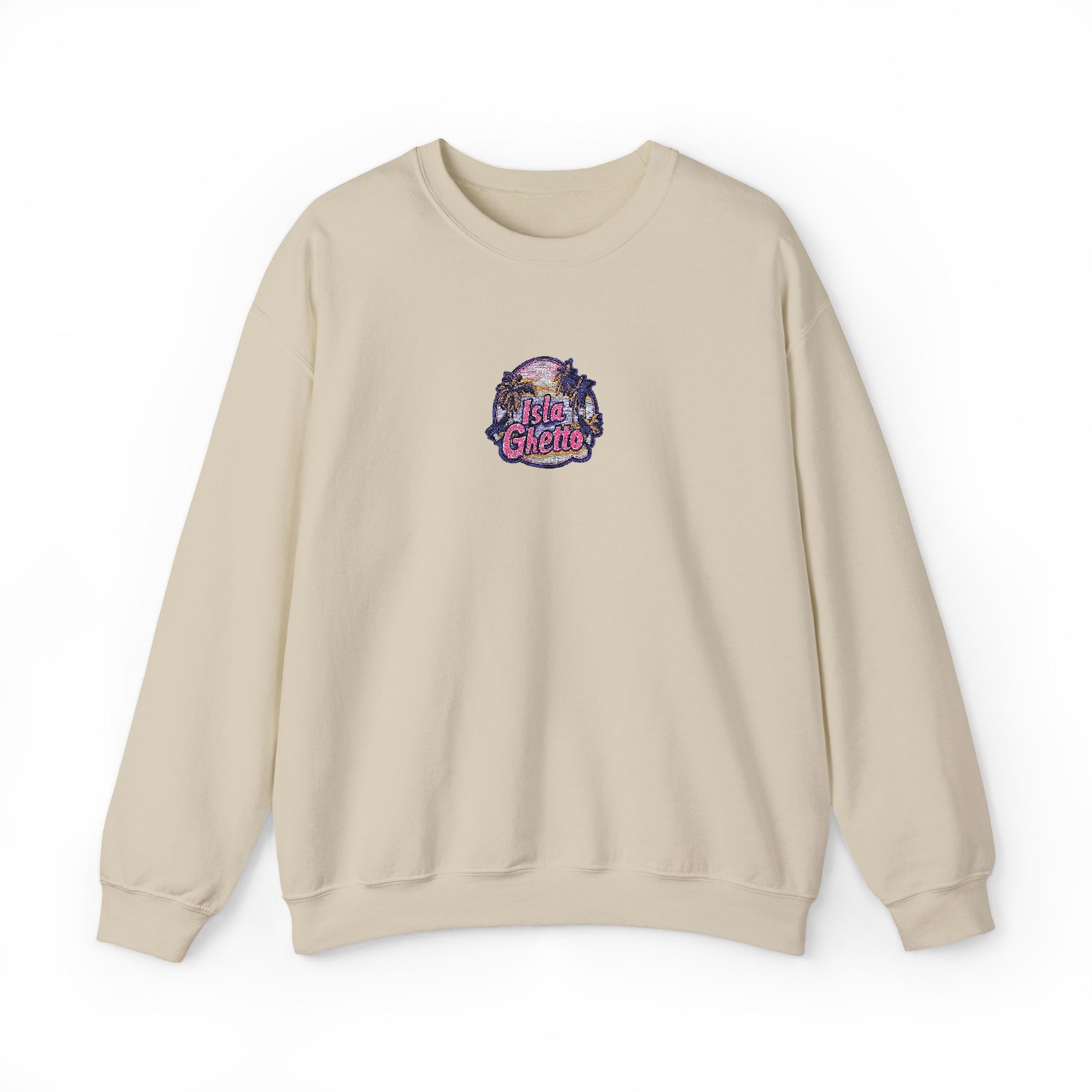 Isla Ghetto - Embroidered Crewneck Sweatshirt