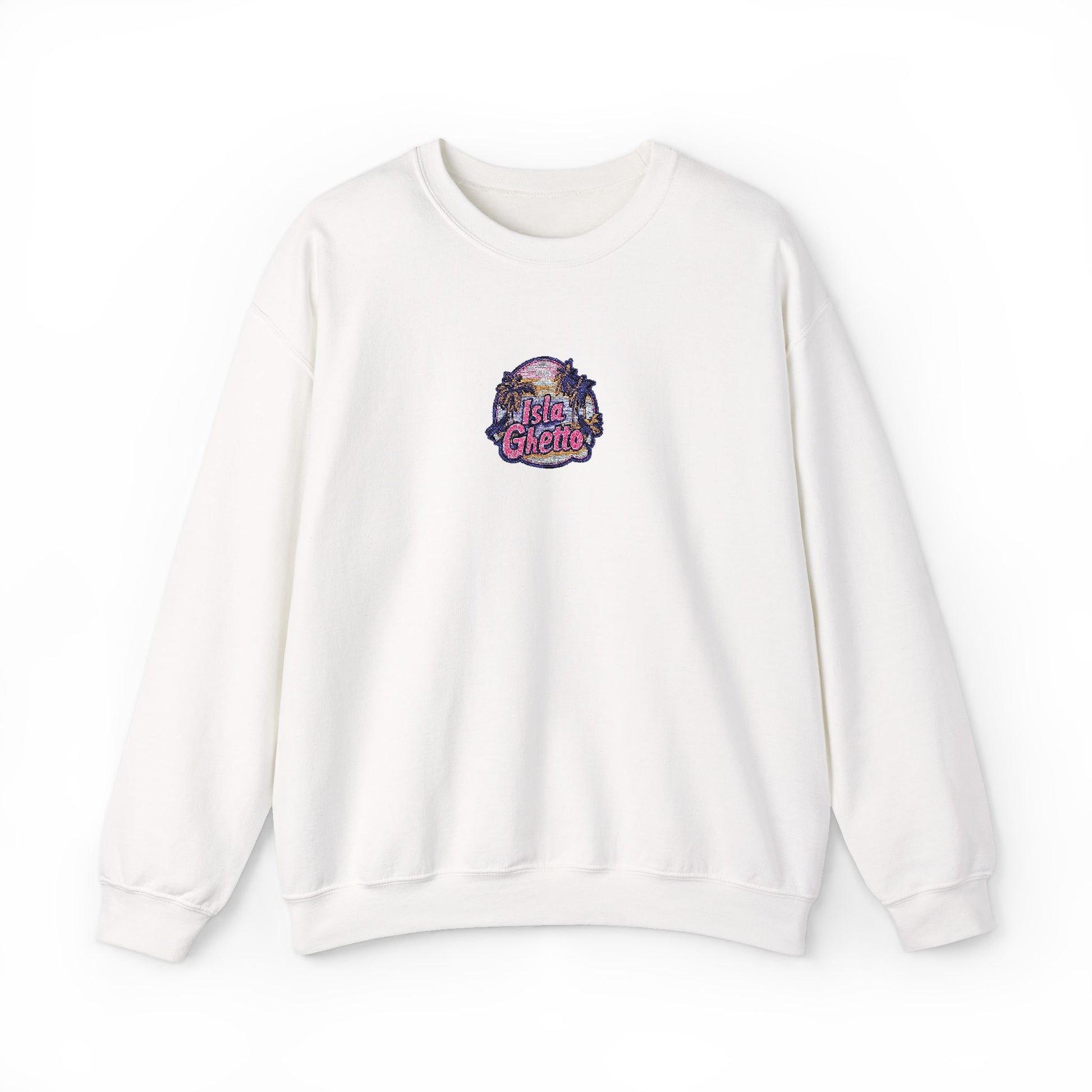 Isla Ghetto - Embroidered Crewneck Sweatshirt