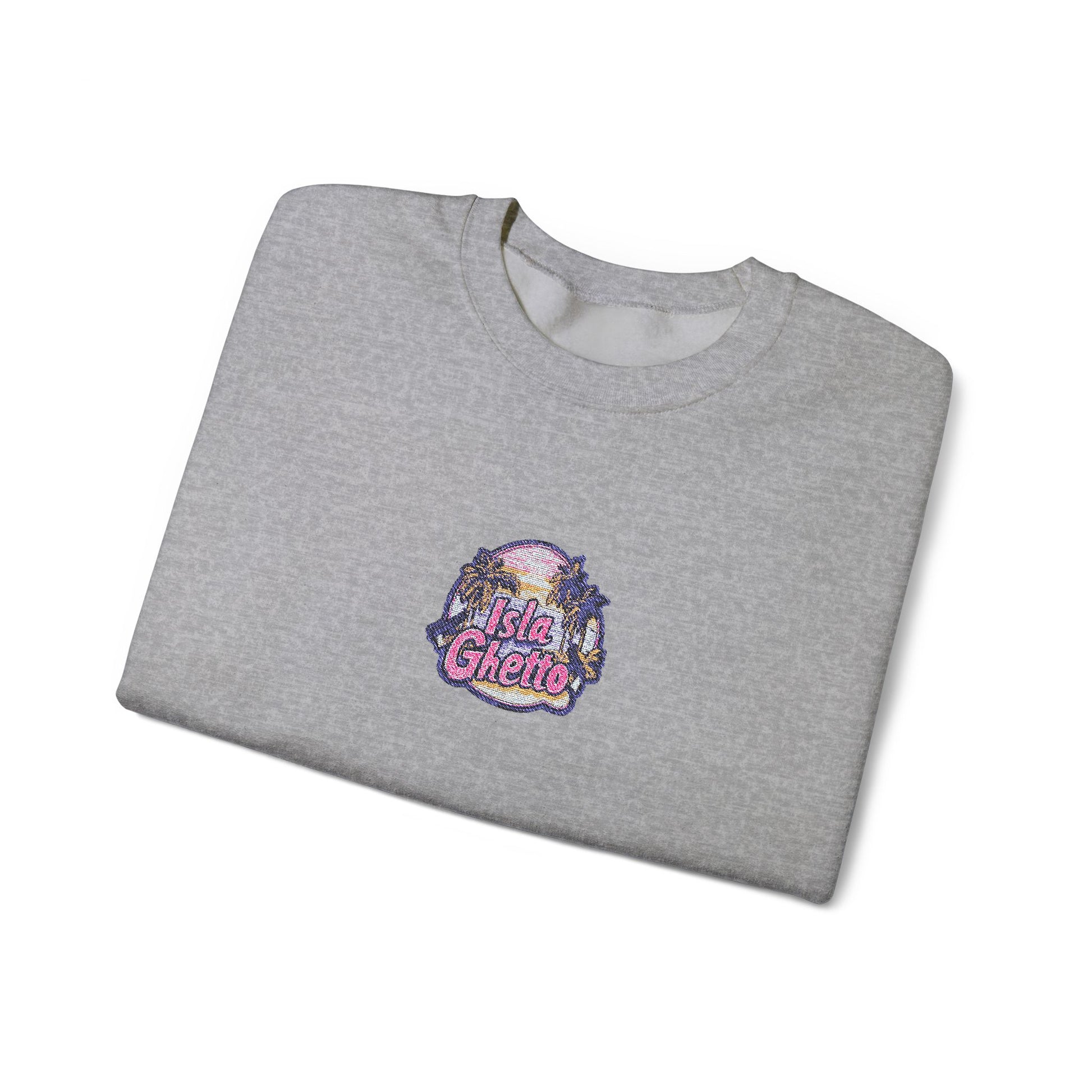 Isla Ghetto - Embroidered Crewneck Sweatshirt