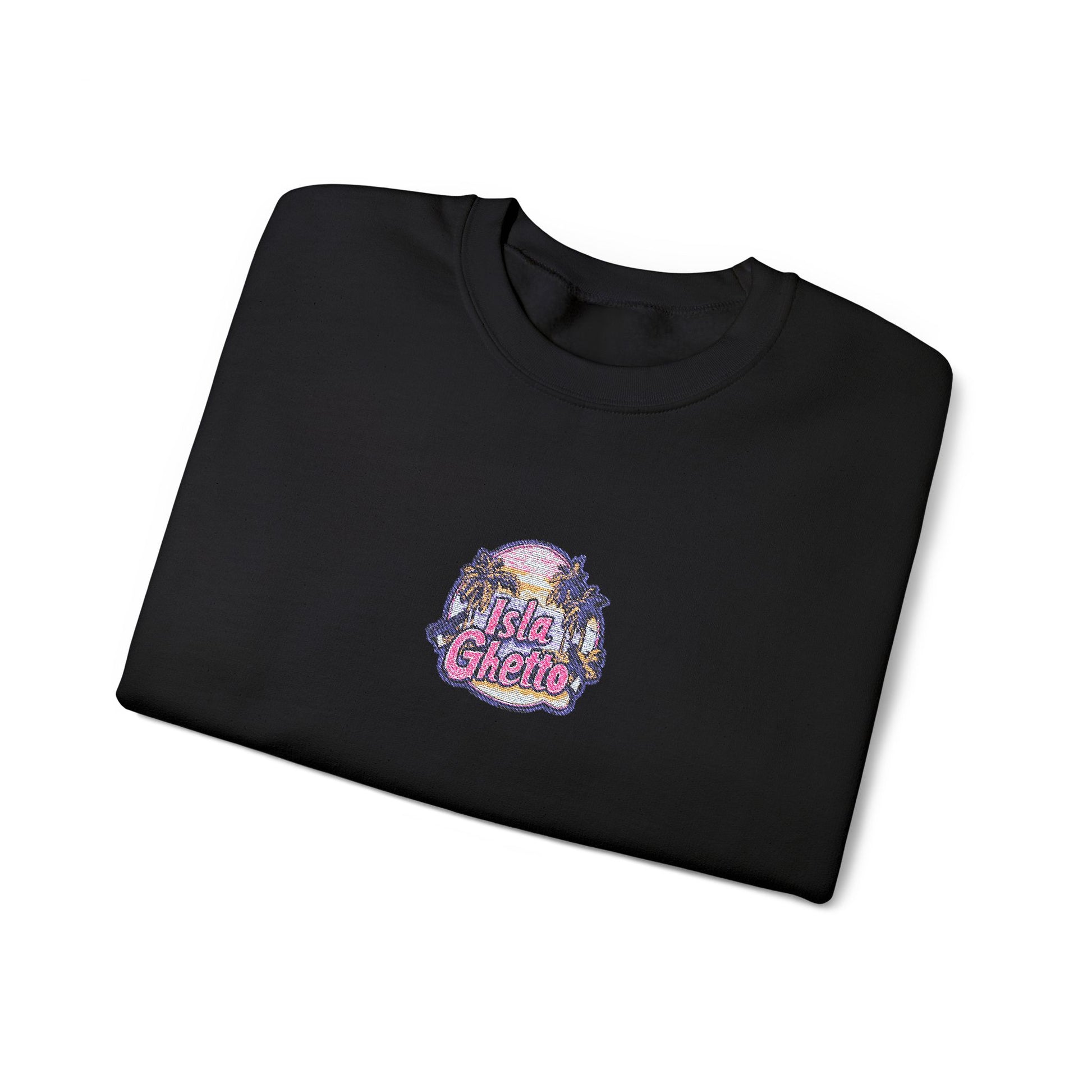 Isla Ghetto - Embroidered Crewneck Sweatshirt
