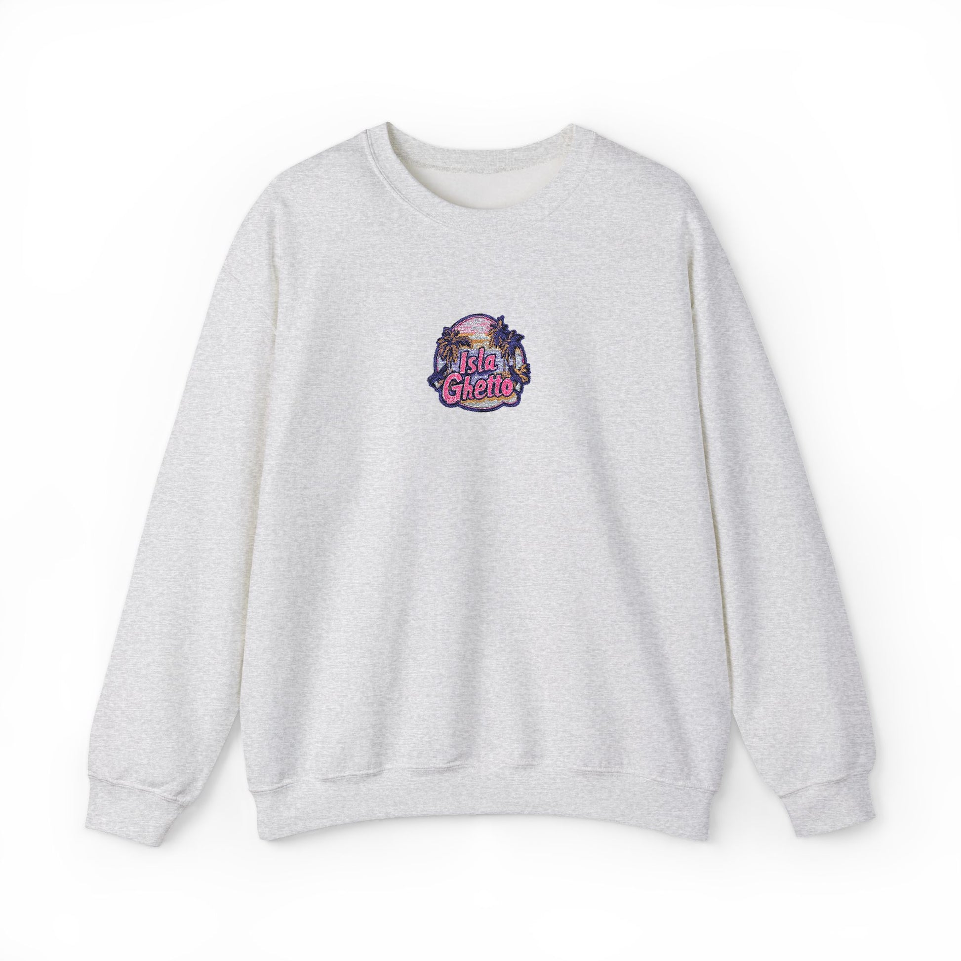 Isla Ghetto - Embroidered Crewneck Sweatshirt