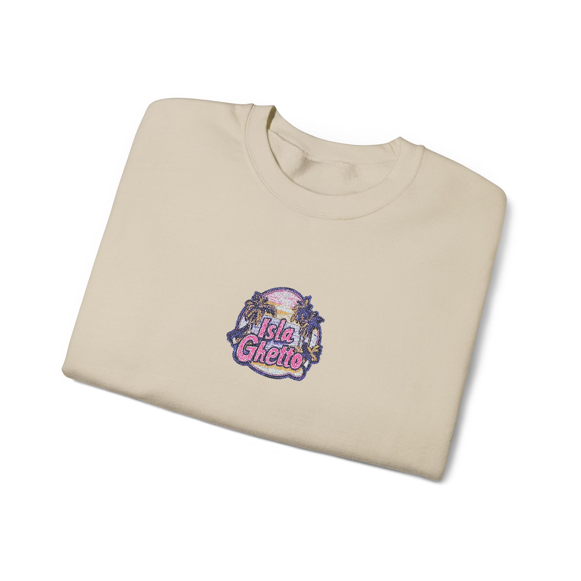 Isla Ghetto - Embroidered Crewneck Sweatshirt