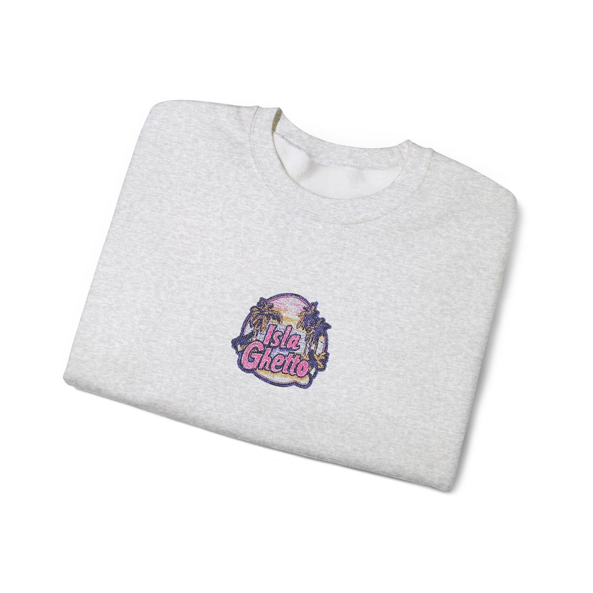 Isla Ghetto - Embroidered Crewneck Sweatshirt
