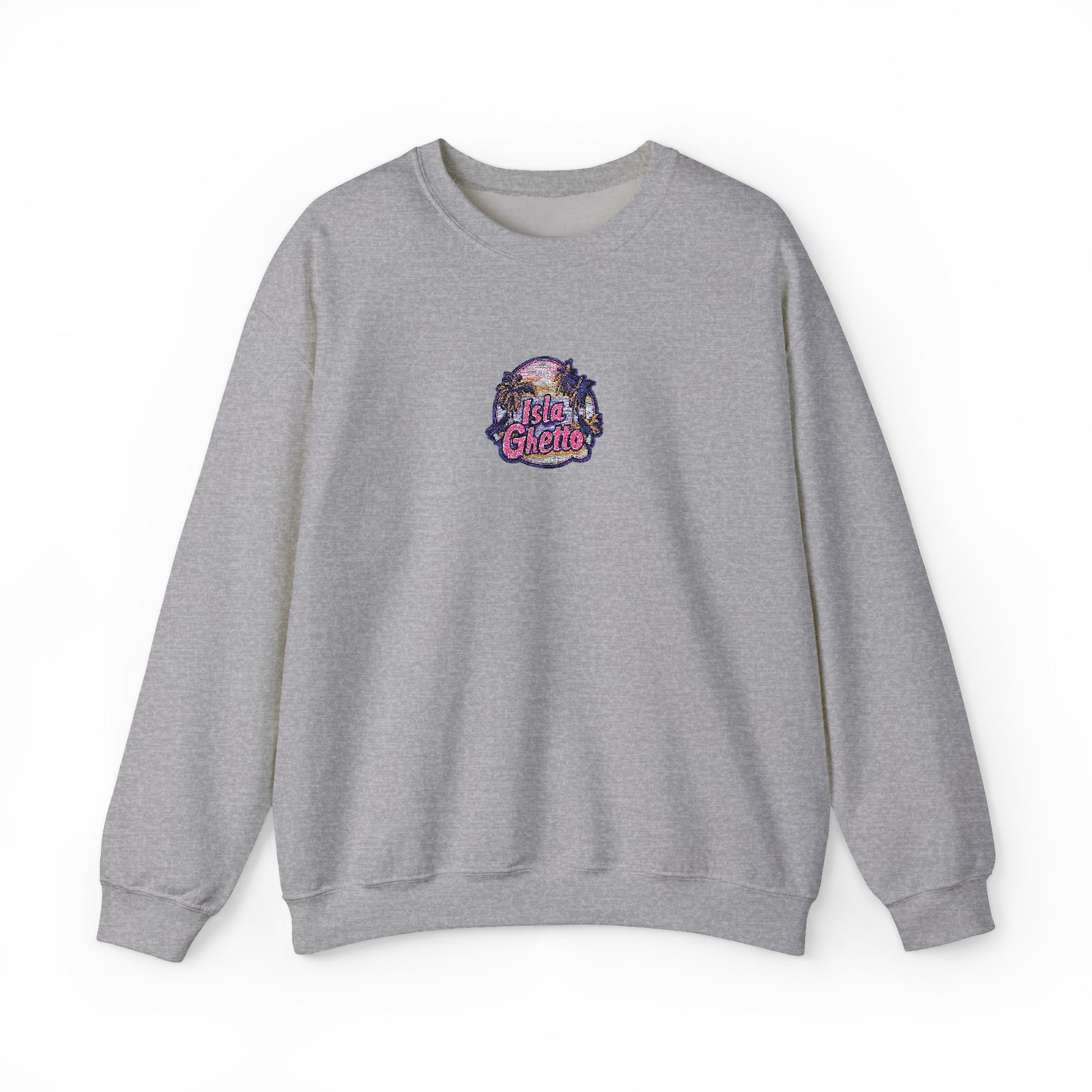 Isla Ghetto - Embroidered Crewneck Sweatshirt