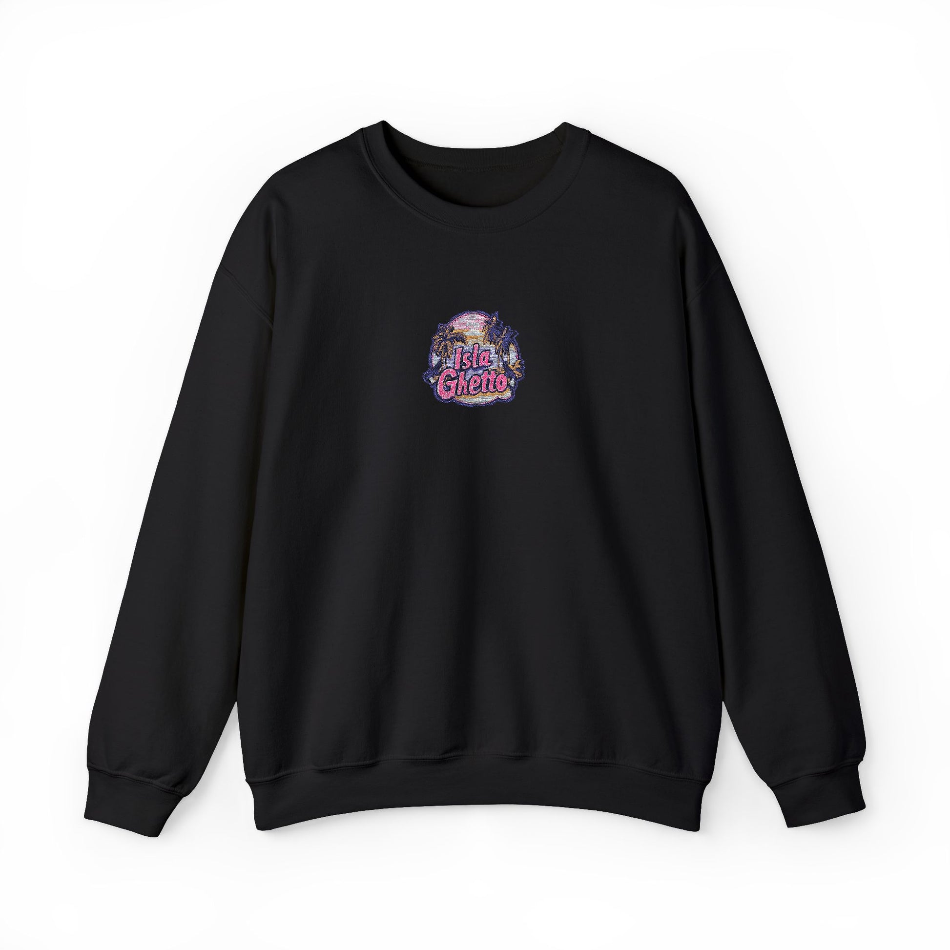 Isla Ghetto - Embroidered Crewneck Sweatshirt