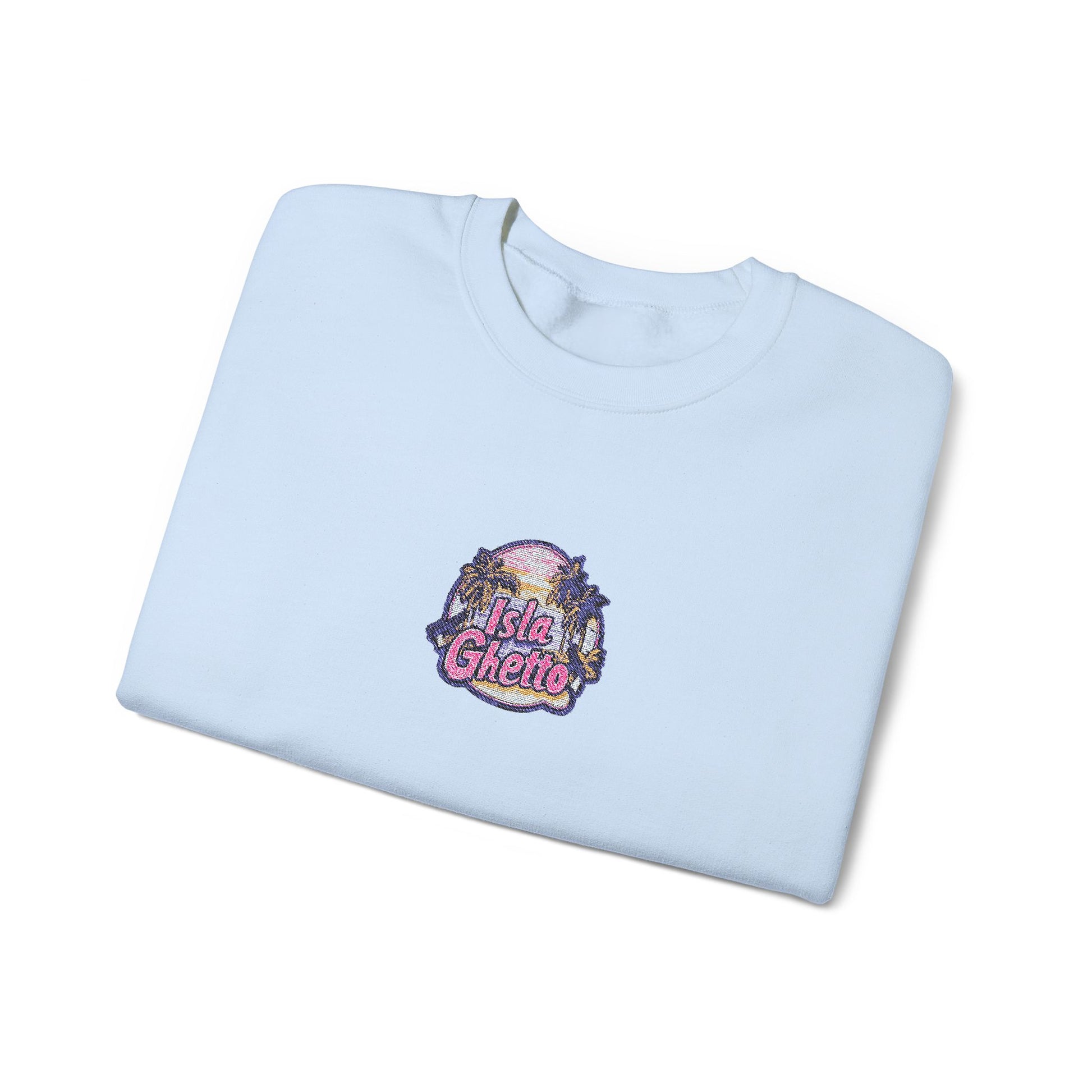 Isla Ghetto - Embroidered Crewneck Sweatshirt