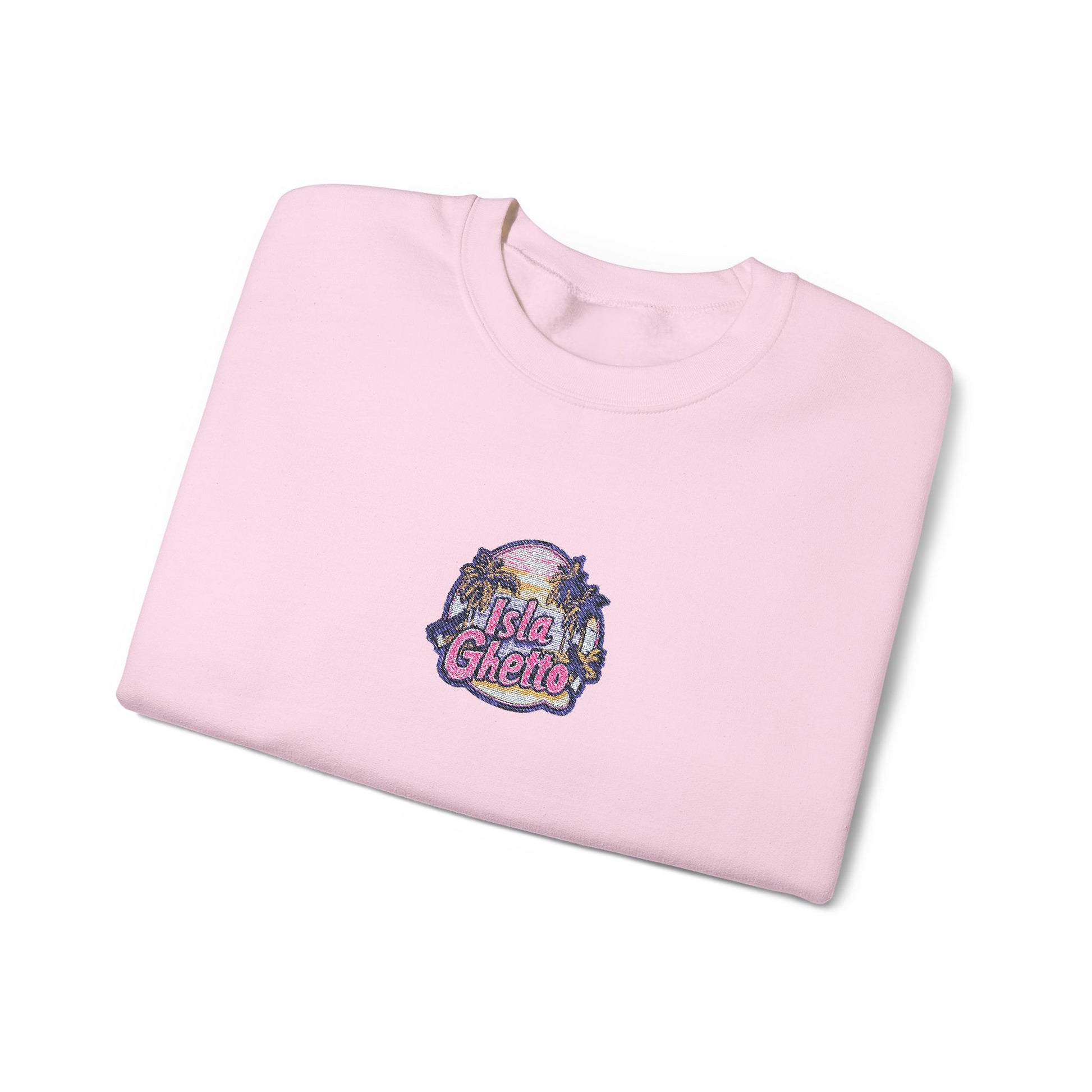 Isla Ghetto - Embroidered Crewneck Sweatshirt