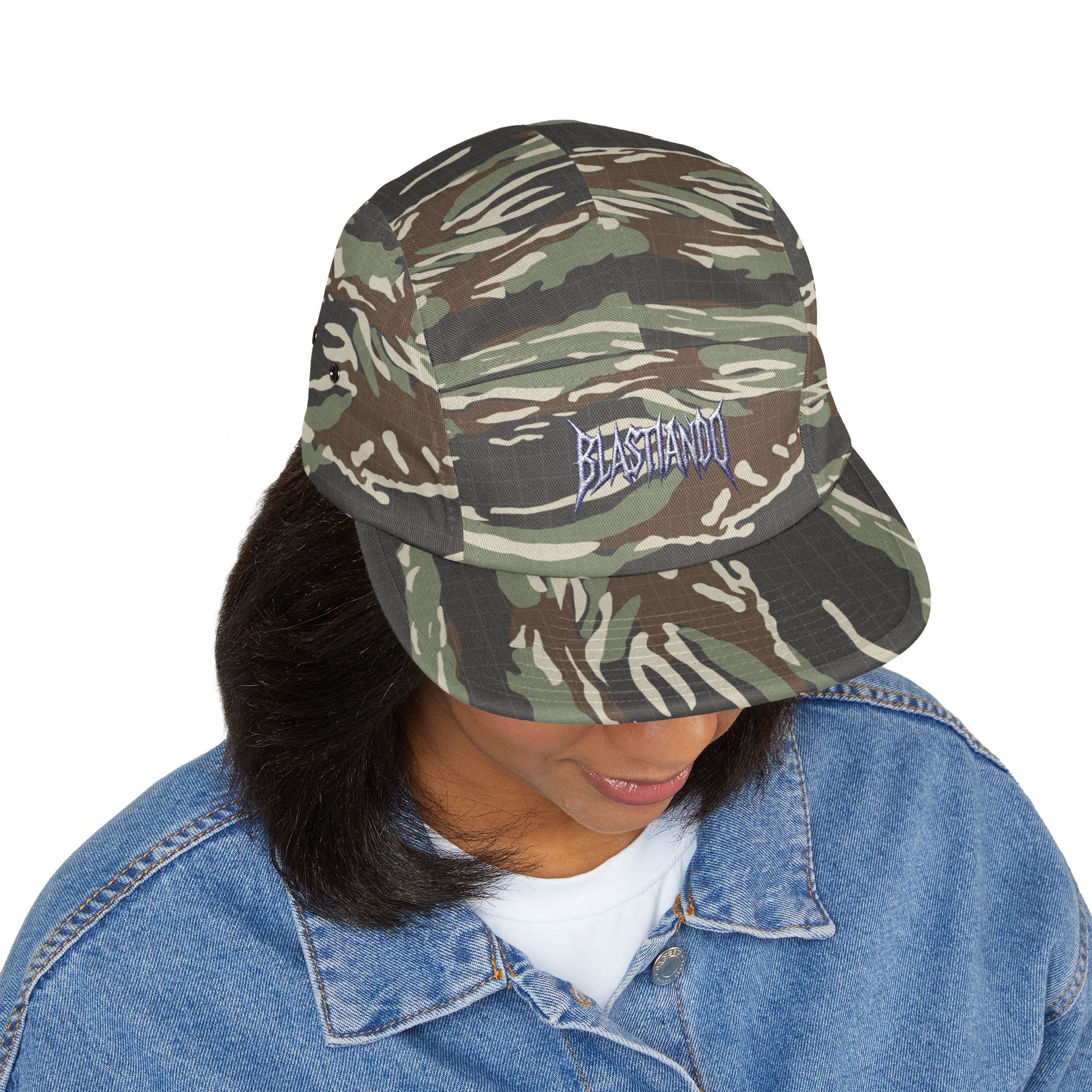 "BLASTIANDO" Embroidered 5 Panel Cap