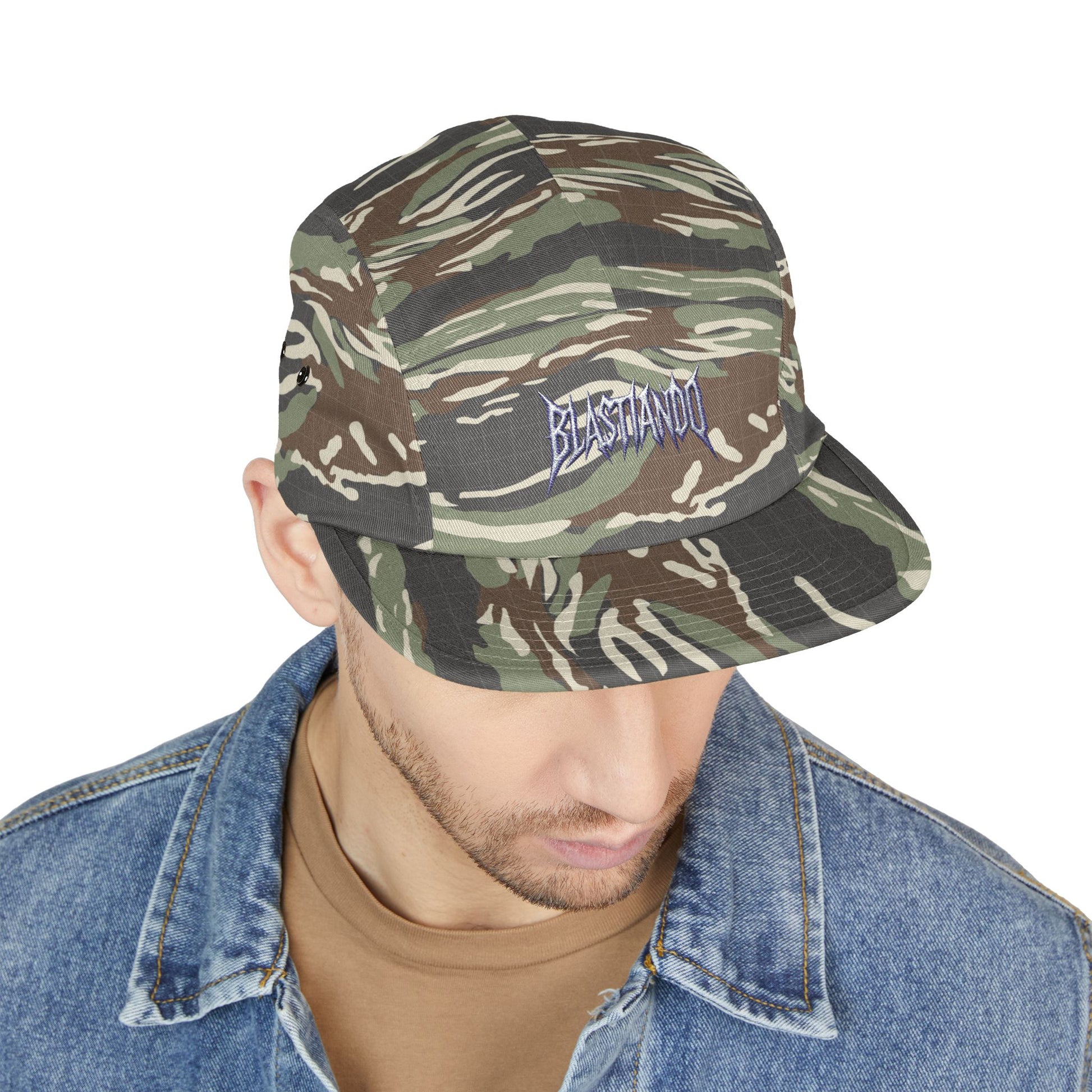 "BLASTIANDO" Embroidered 5 Panel Cap