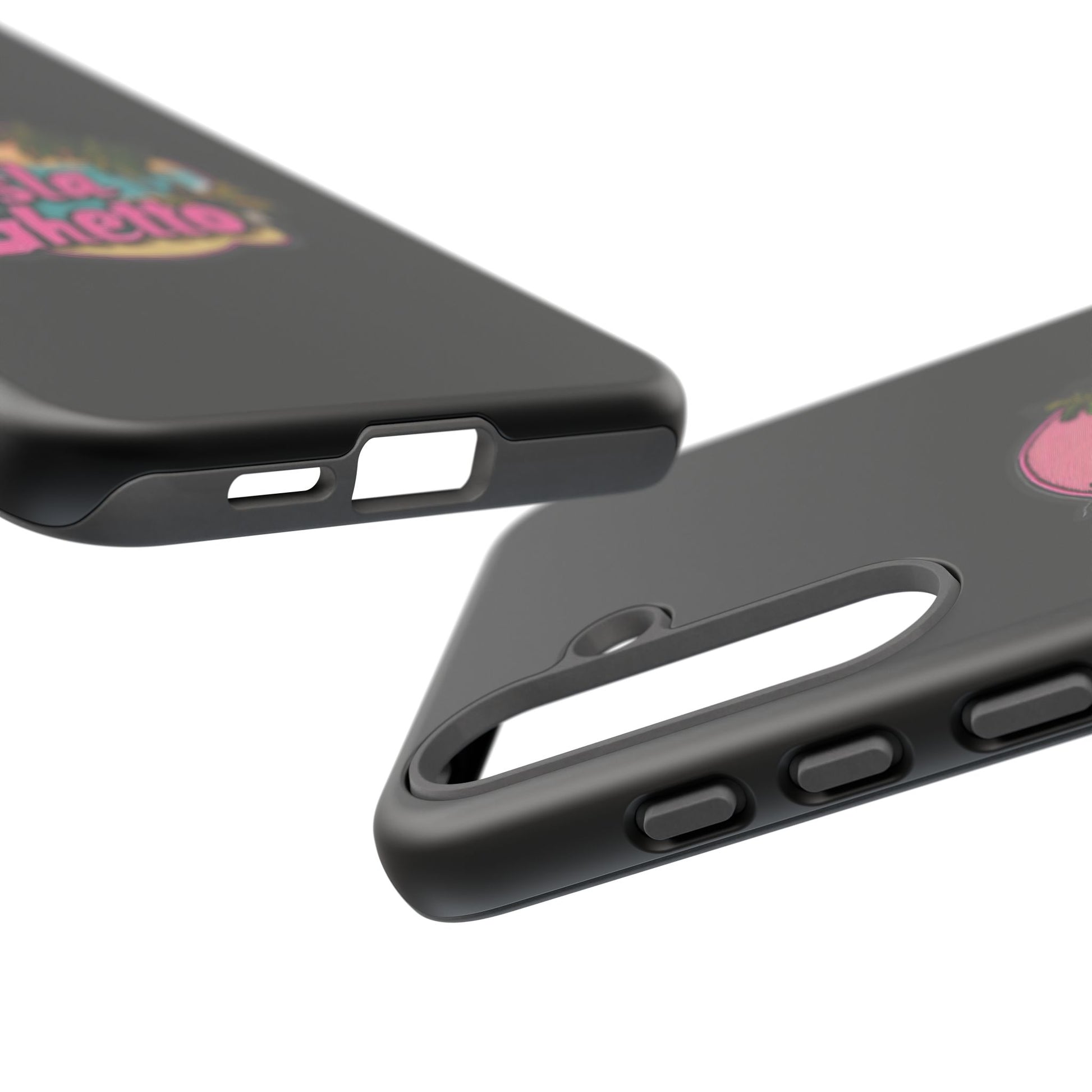 Tough Cases - Isla Ghetto Phone Case, Tropical Vibe, Fun Gift for Beach Lovers, Summer Accessory, Trendy Tech Gear