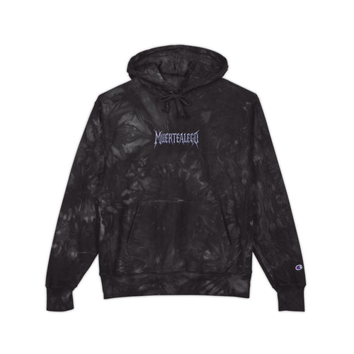 Embroidered MUERTEALEGO Tie-Dye Hoodie