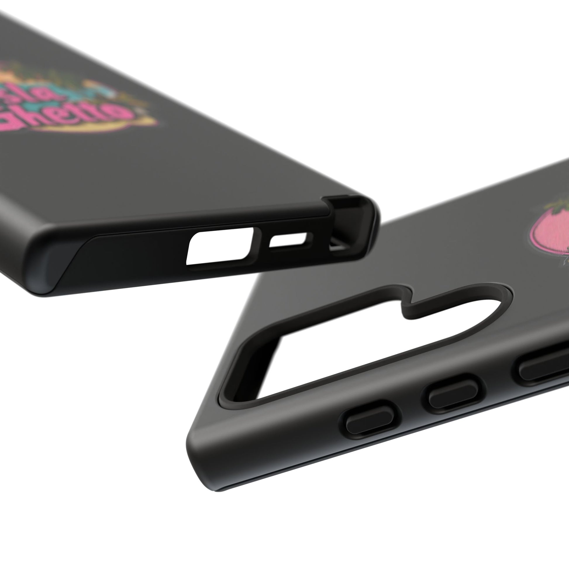 Tough Cases - Isla Ghetto Phone Case, Tropical Vibe, Fun Gift for Beach Lovers, Summer Accessory, Trendy Tech Gear