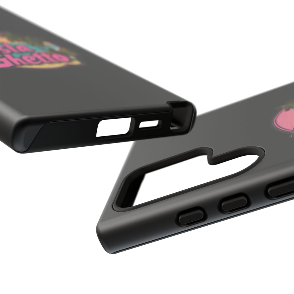 Tough Cases - Isla Ghetto Phone Case, Tropical Vibe, Fun Gift for Beach Lovers, Summer Accessory, Trendy Tech Gear
