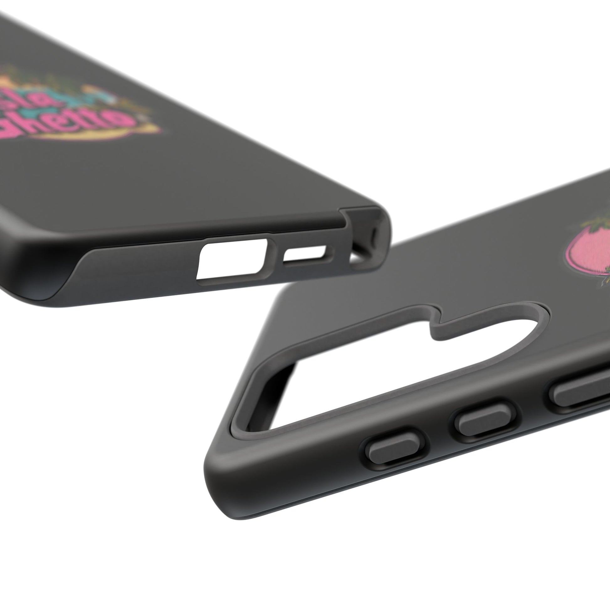 Tough Cases - Isla Ghetto Phone Case, Tropical Vibe, Fun Gift for Beach Lovers, Summer Accessory, Trendy Tech Gear